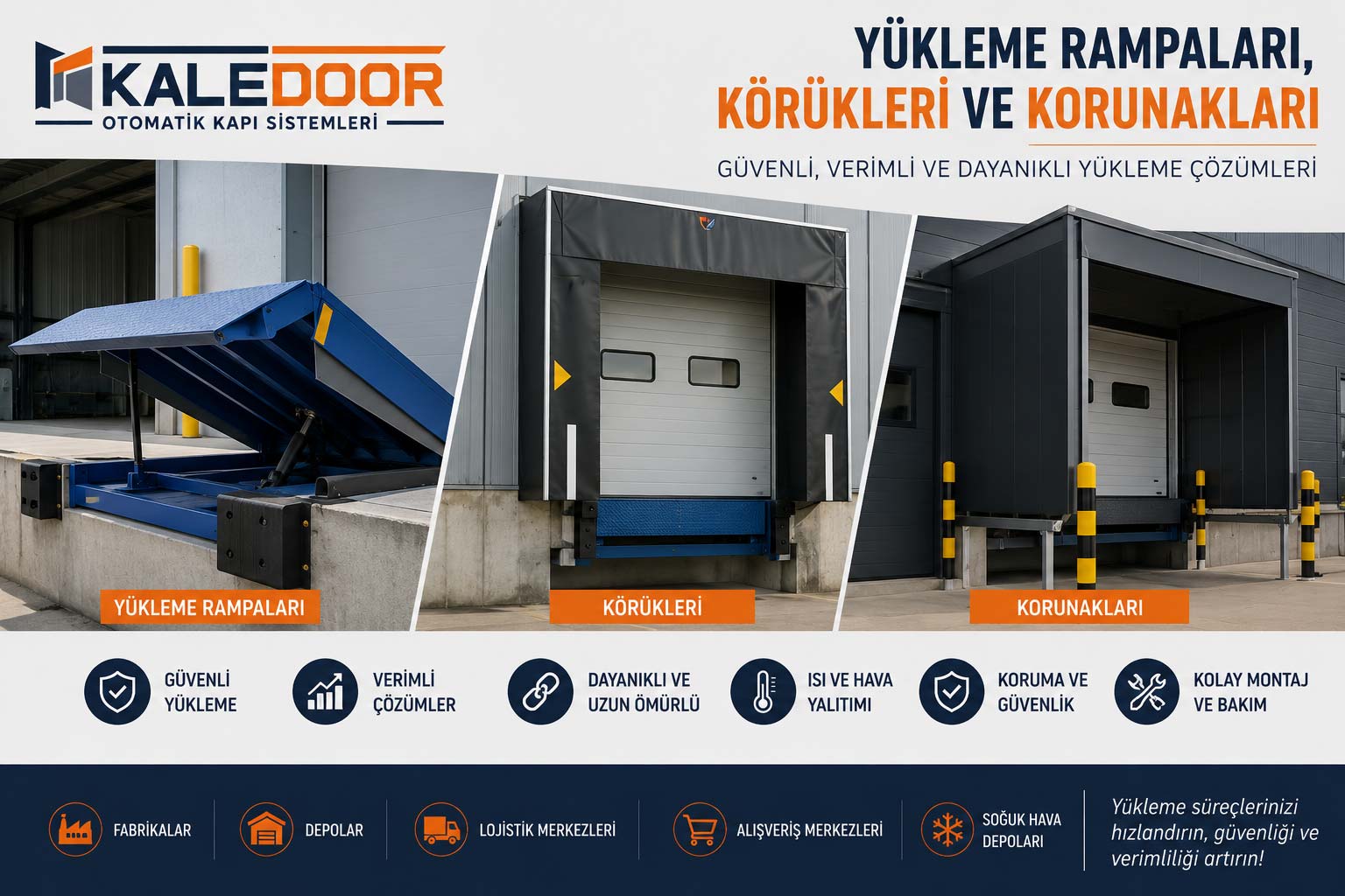 Yükleme Rampaları, Körükleri ve Korunakları